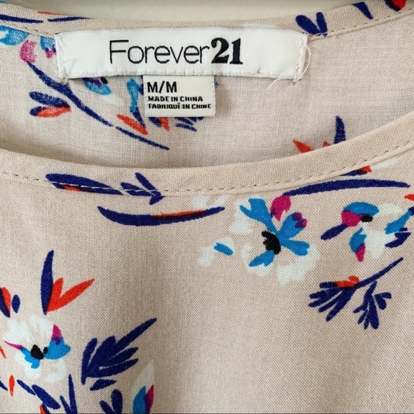 Forever 21 Dress Floral Mini Dress Size M - Picture 2 of 5